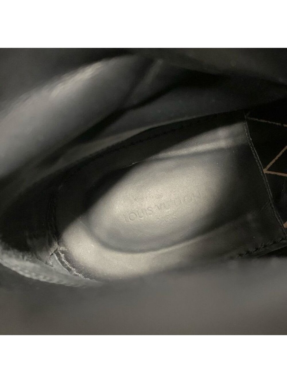 Louis Vuitton Laurie Line Monogram Boots Short Shoes Suede Leather Off - Picture 7 of 10